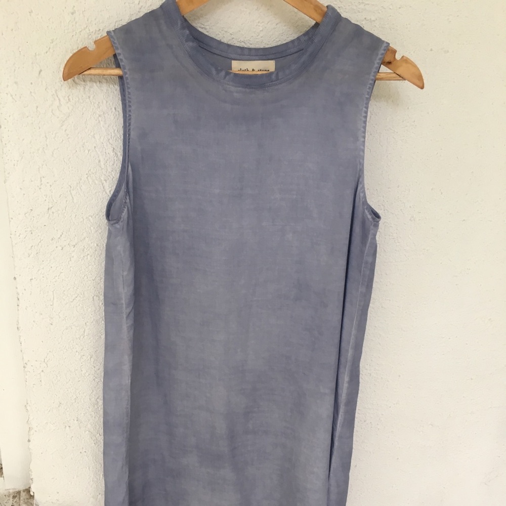 Anthropologie NWOT Cloth & Stone Chambray Dress